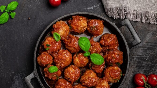 Japanese Teriyaki Chicken Balls